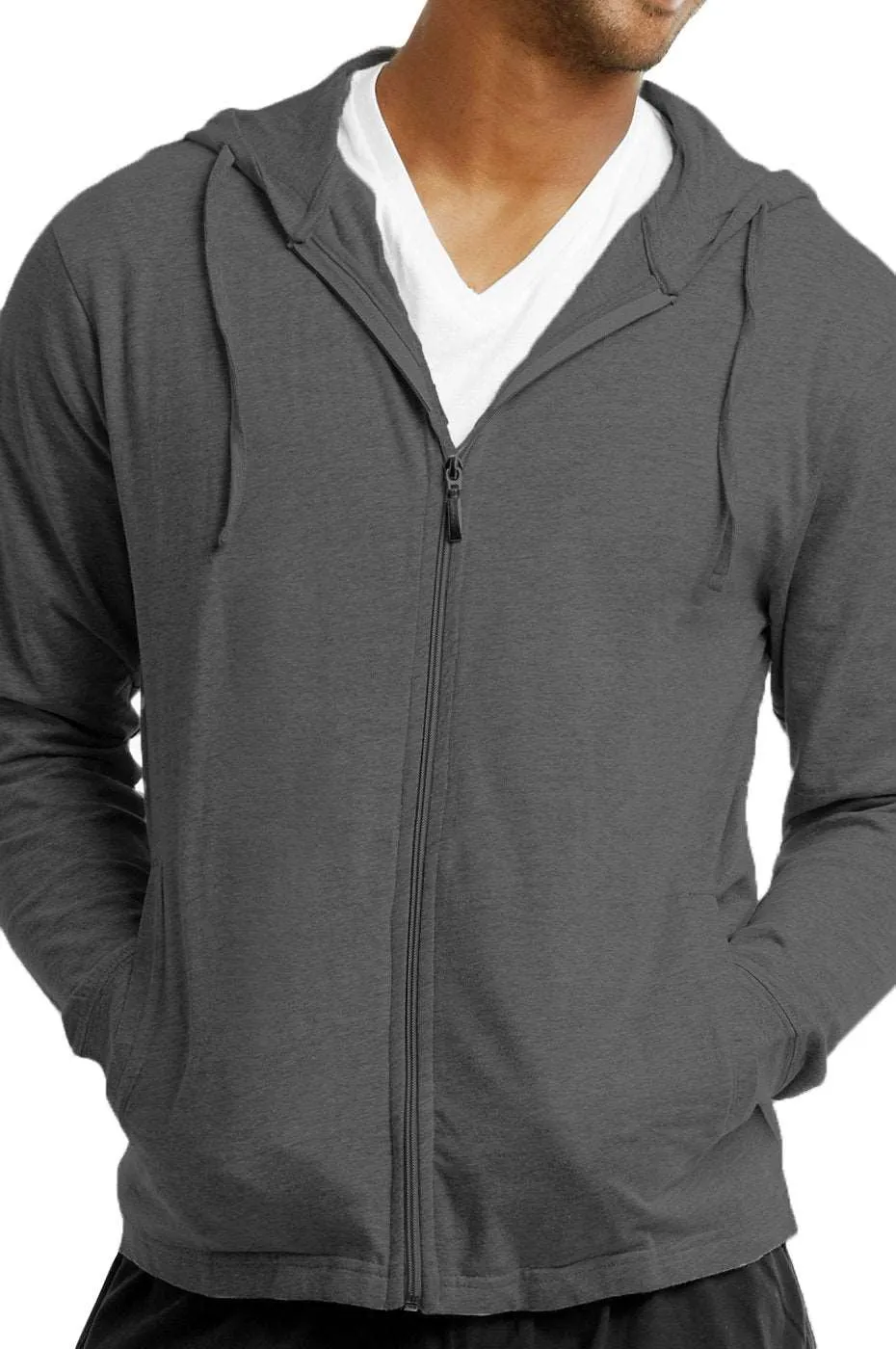 Cotton Jersey Hoodie Jacket for Men