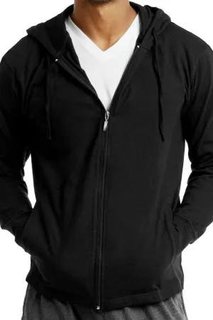 Cotton Jersey Hoodie Jacket for Men