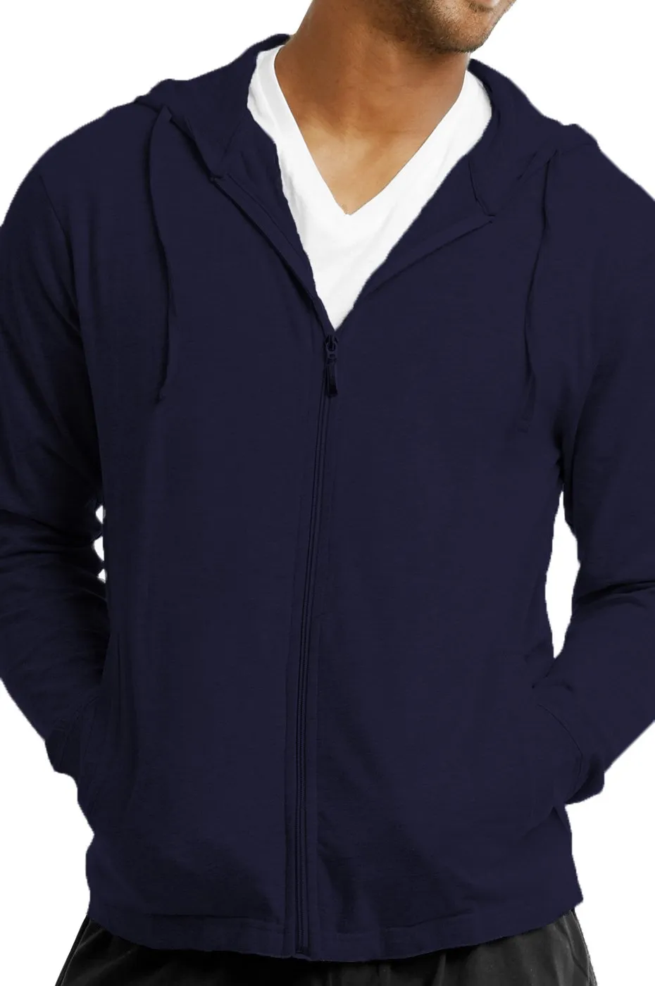 Cotton Jersey Hoodie Jacket for Men