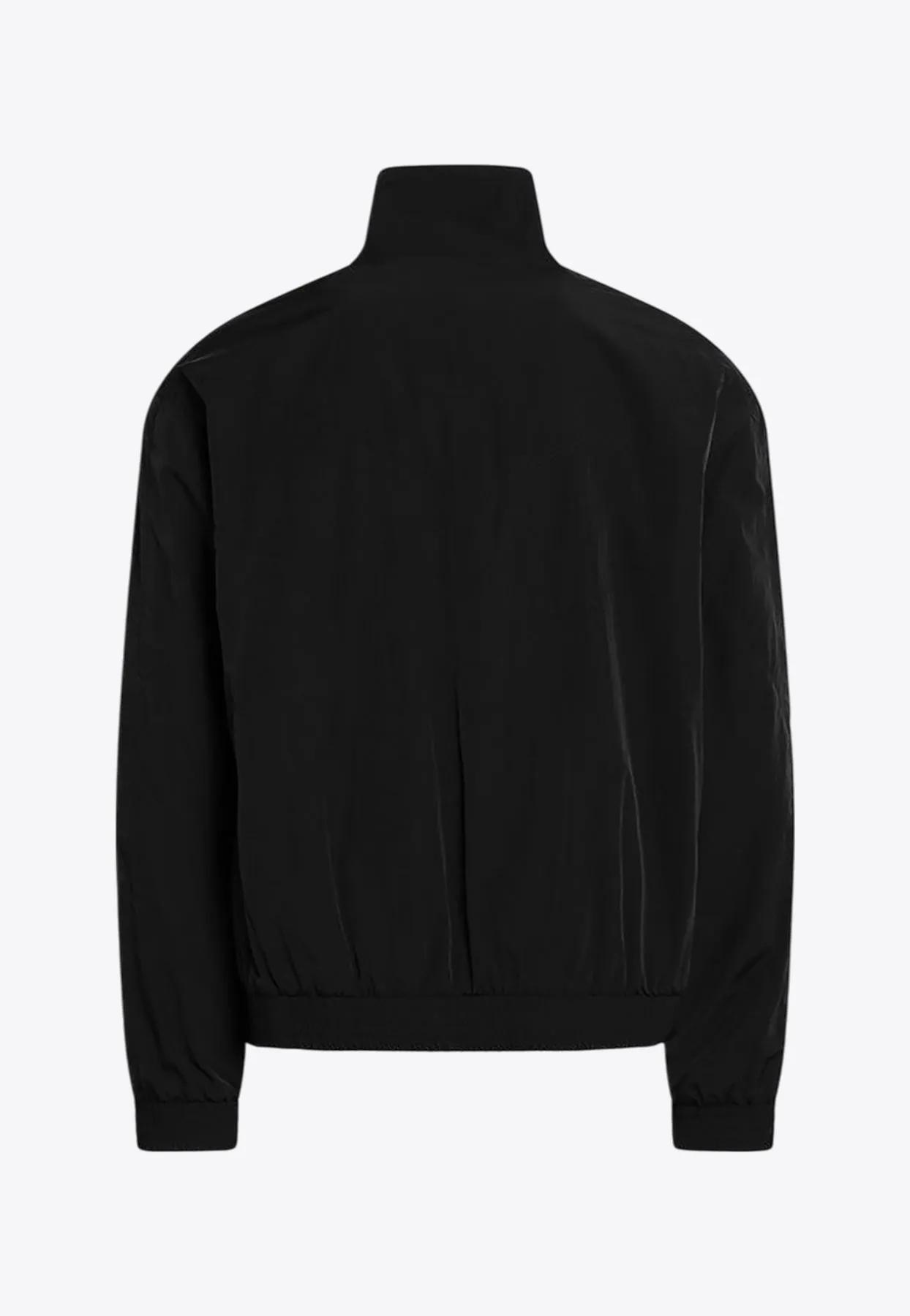 Crinkled Zip-Up Jacket