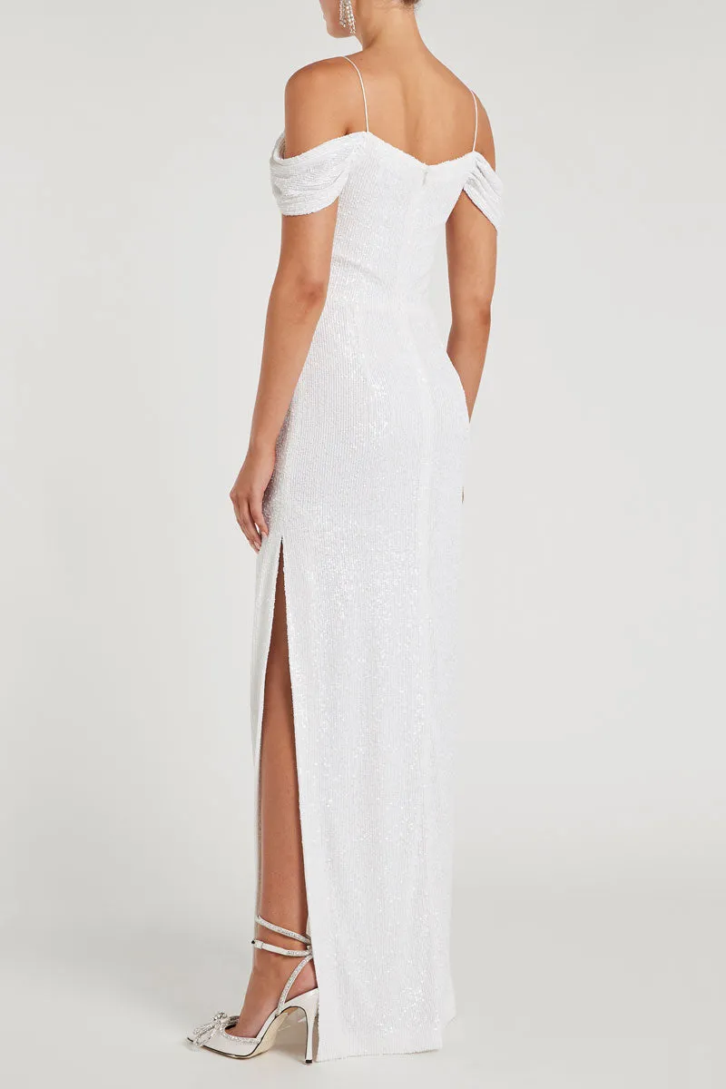 Davina Cold Shoulder Gown