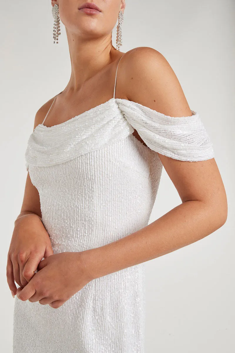 Davina Cold Shoulder Gown