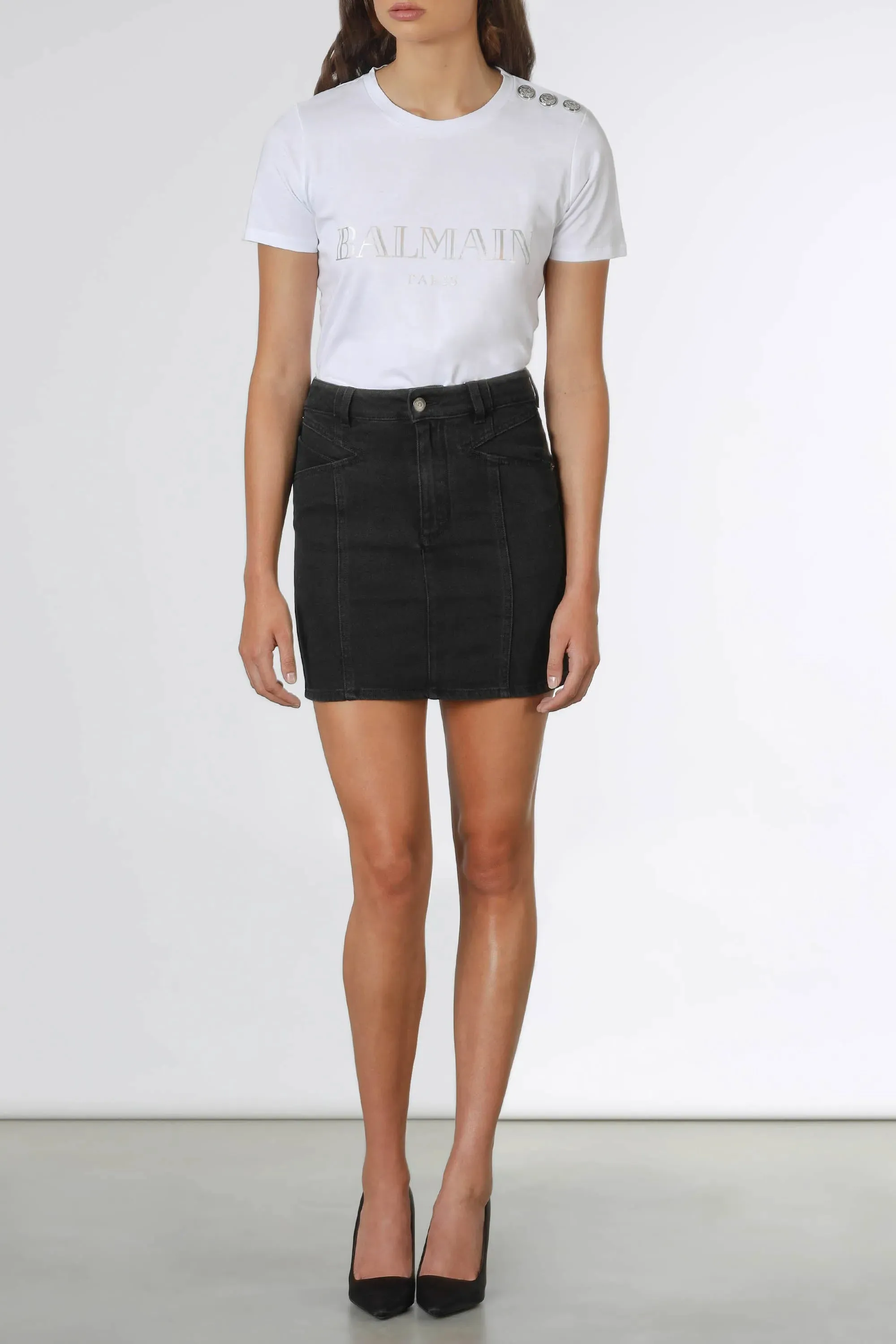 Denim Mini Skirt