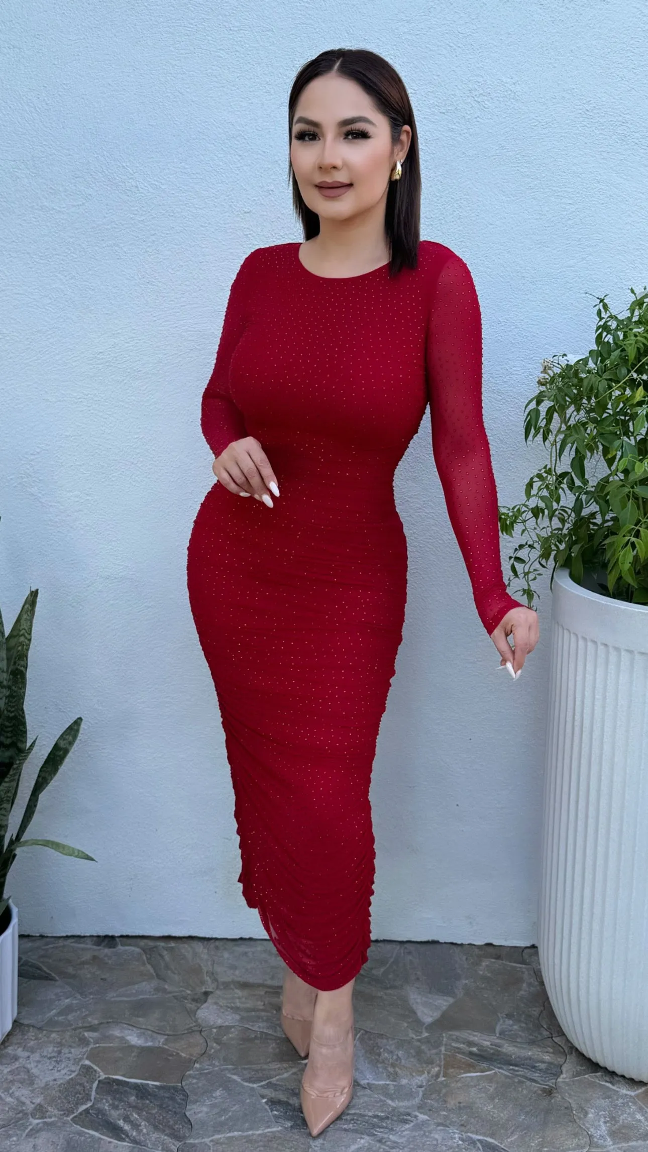 DIOSA RED DRESS