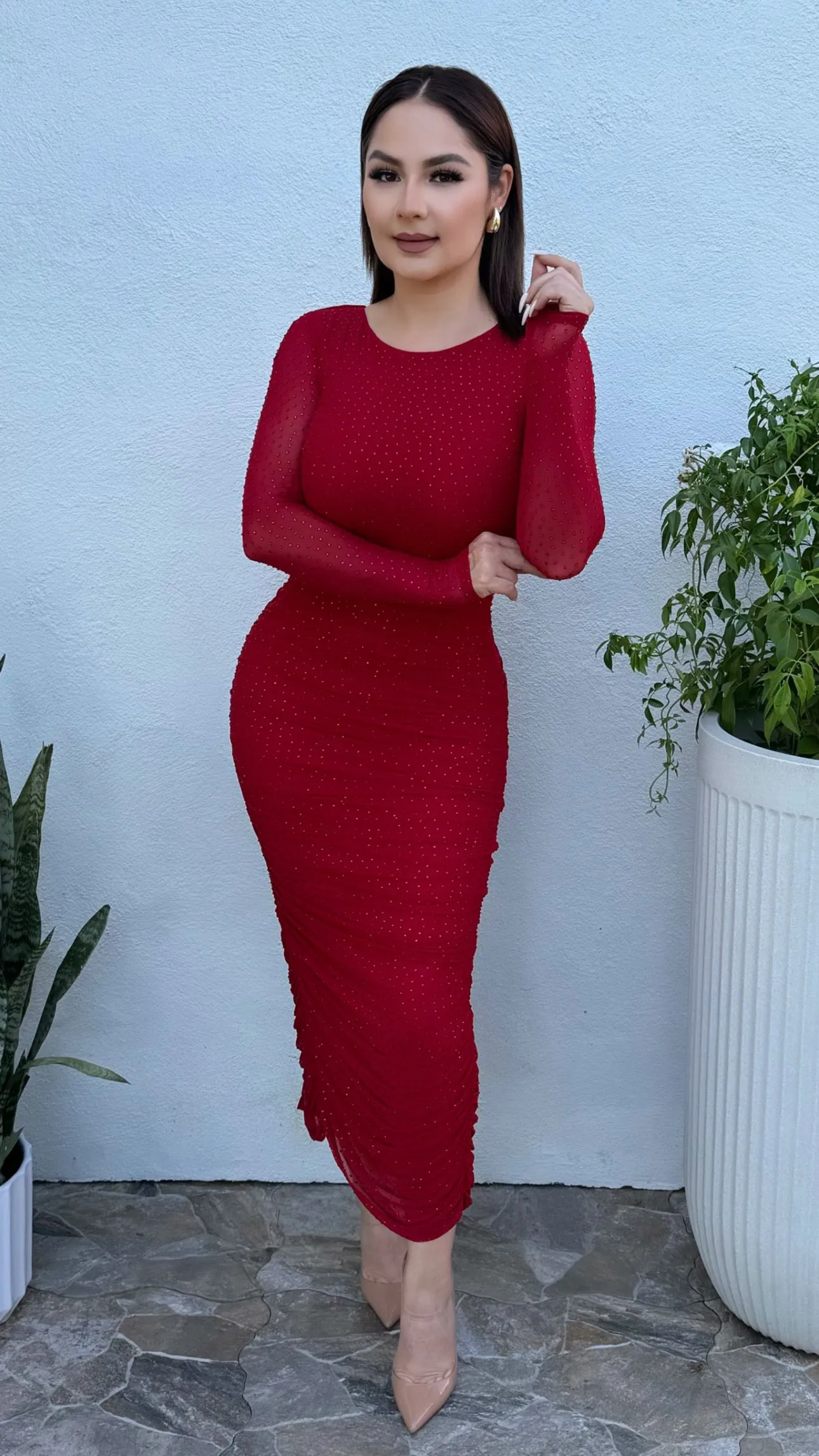 DIOSA RED DRESS