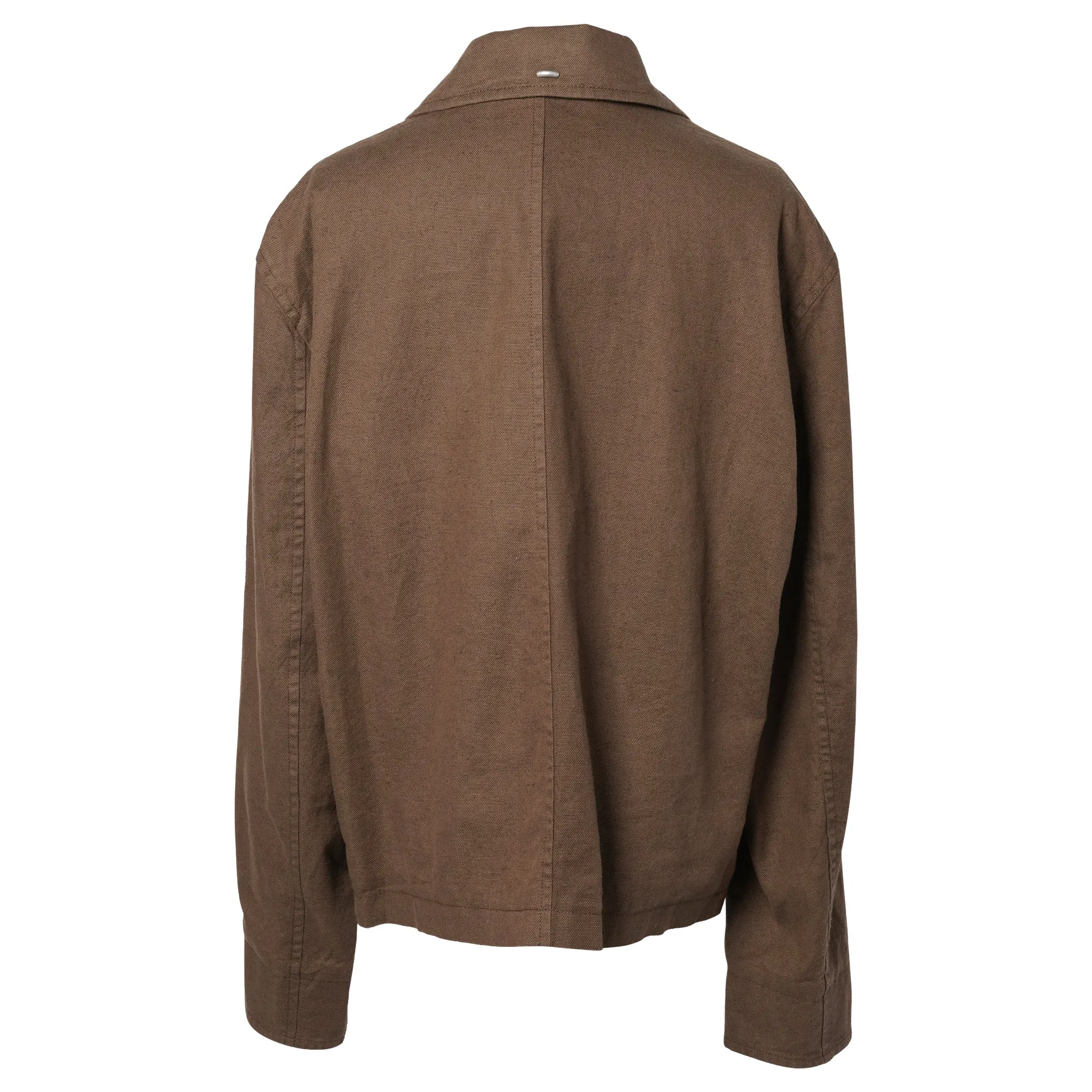 DISPATCH PEACOAT / TOBACCO DRAPING CANVAS