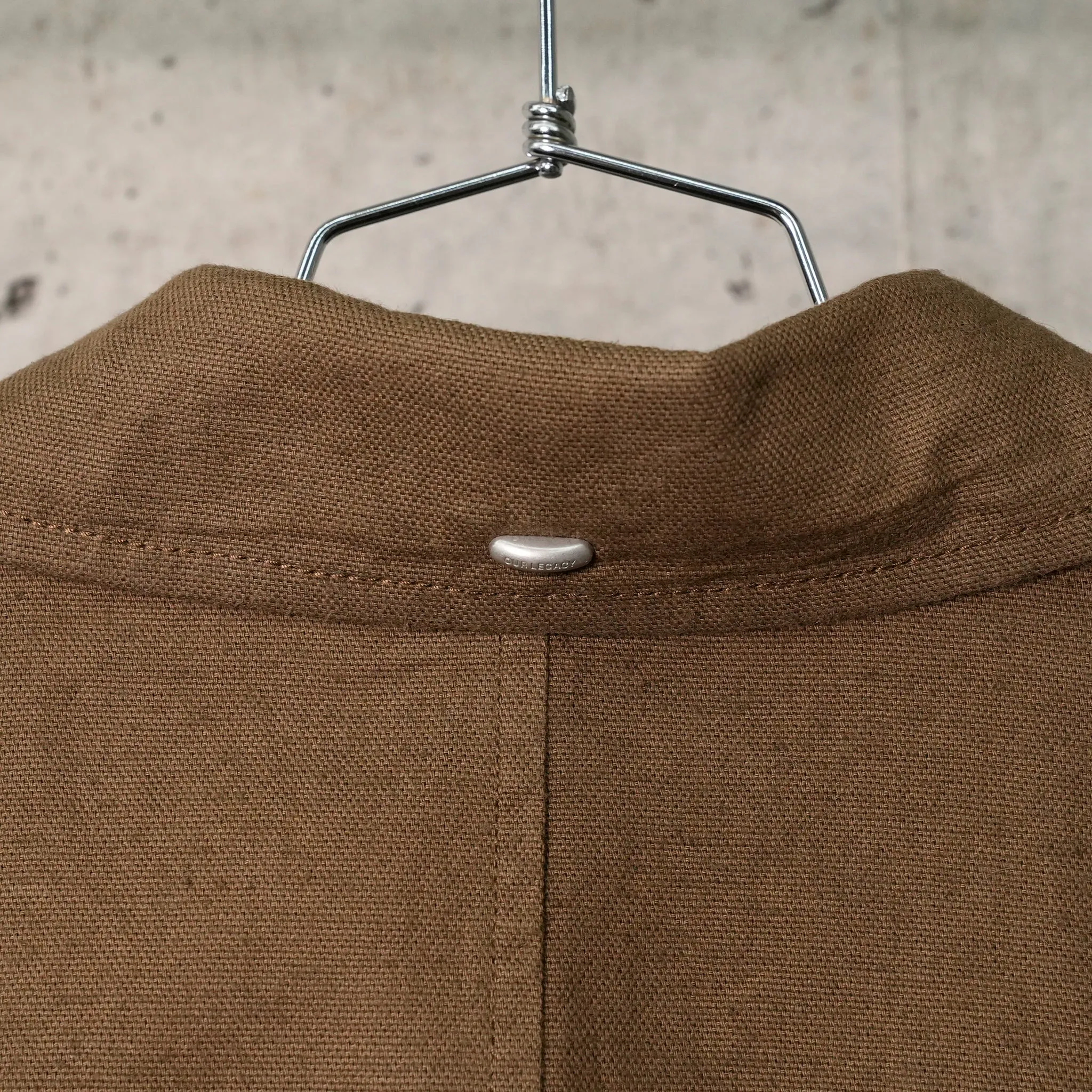 DISPATCH PEACOAT / TOBACCO DRAPING CANVAS