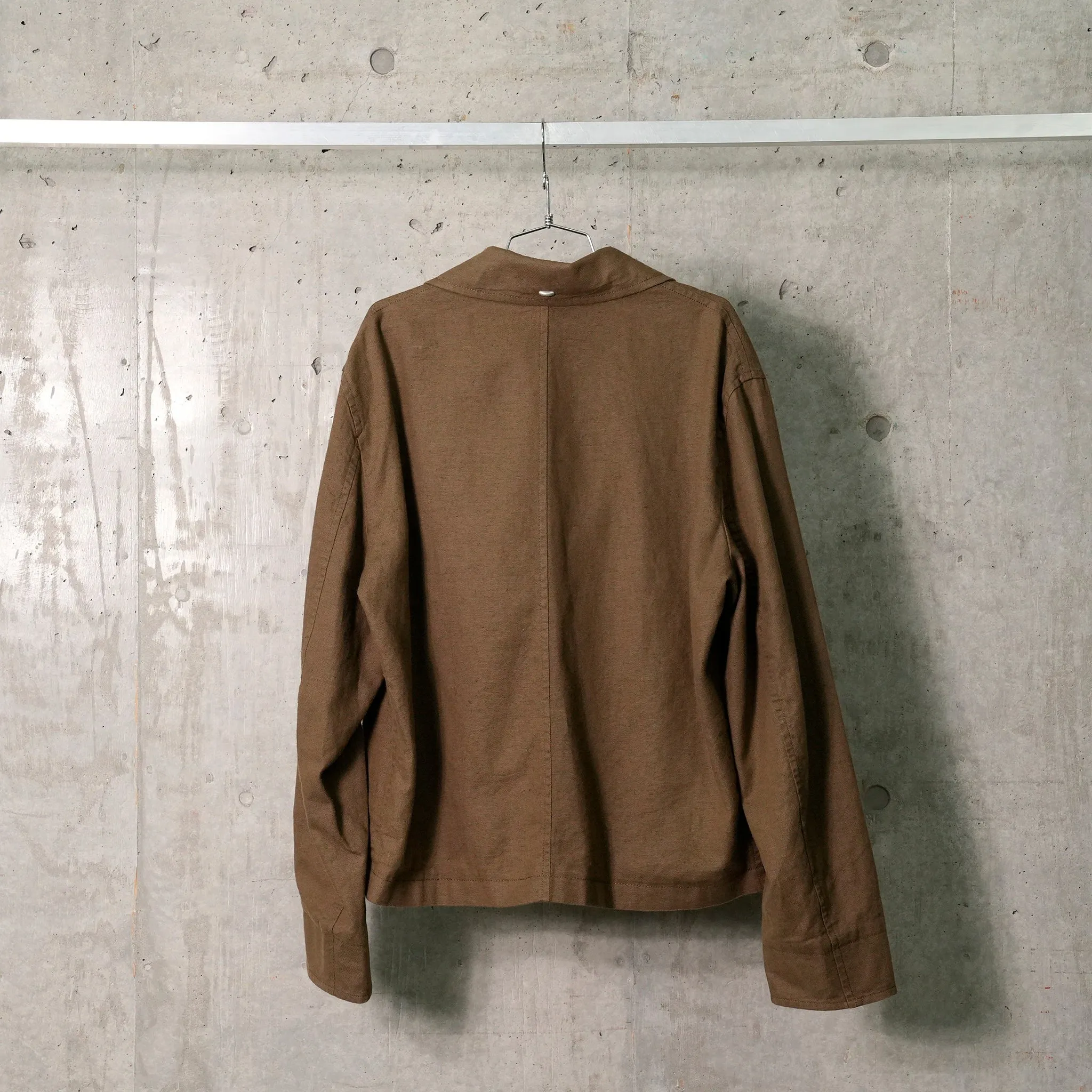 DISPATCH PEACOAT / TOBACCO DRAPING CANVAS