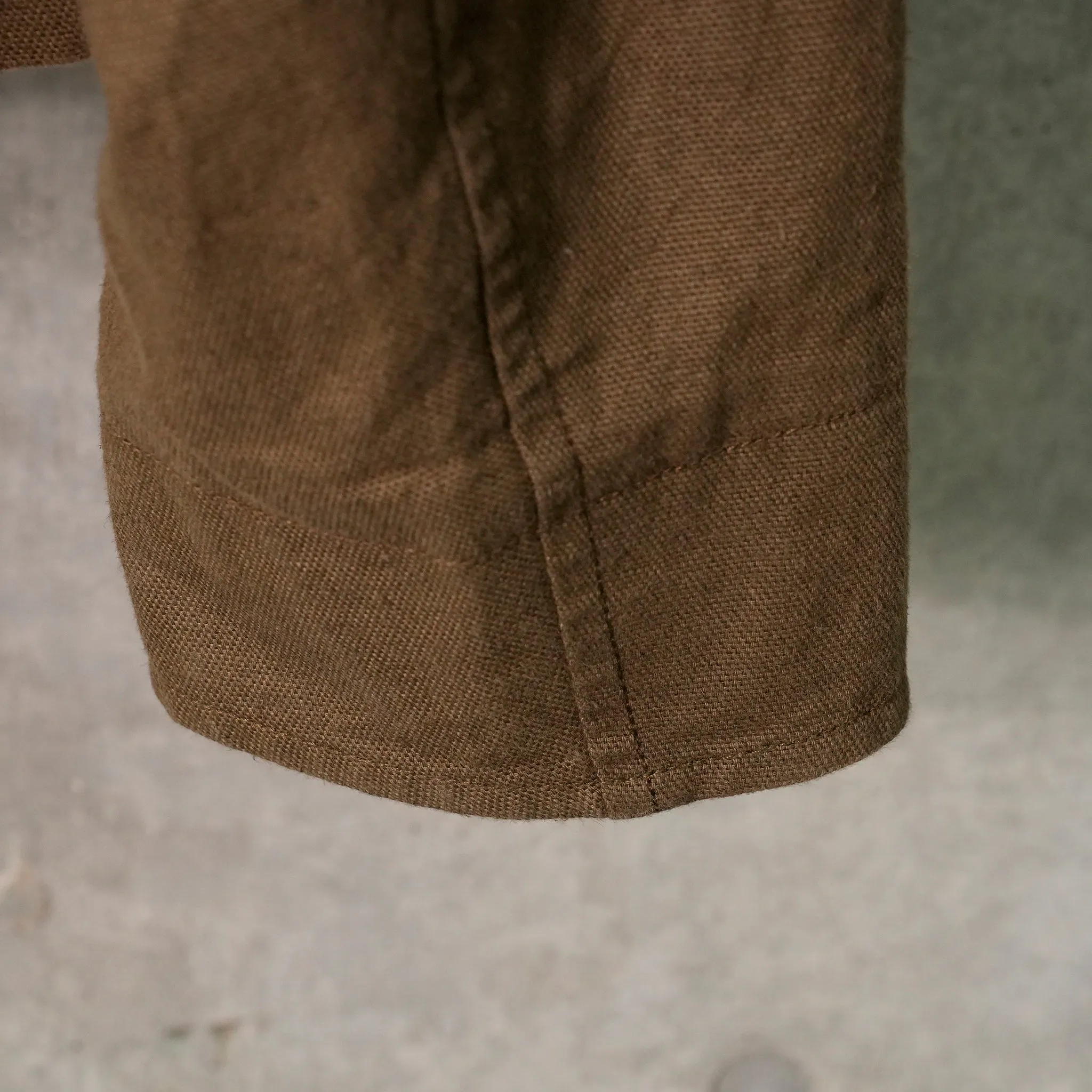 DISPATCH PEACOAT / TOBACCO DRAPING CANVAS