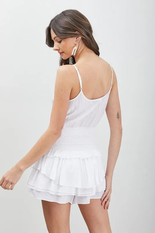 Do   Be Collection Junior Wrap Smocked Waist Ruffle Dress