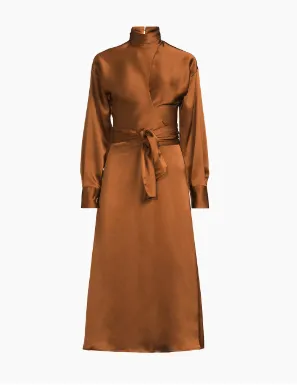 Dolman Sleeve Joi Dress - Med. Coffee