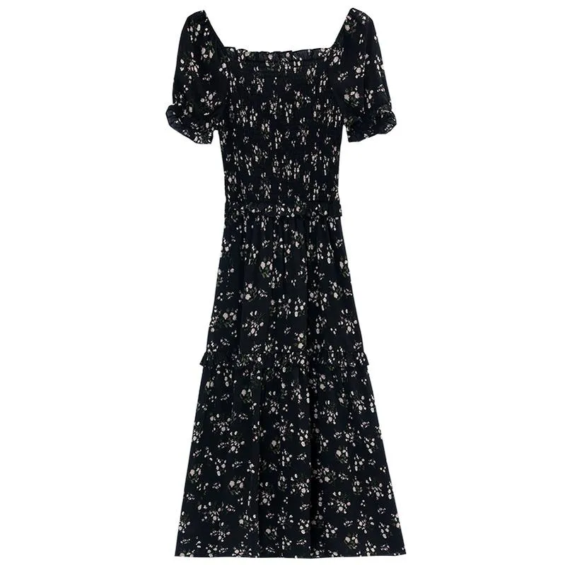 Dress with Ruched Sleeves and Adjustable Waist for a Flattering Fit