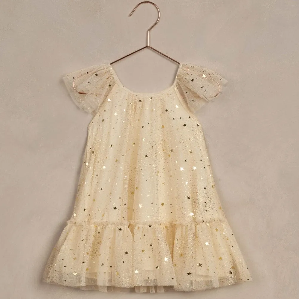 Edie Dress | Champagne Stars