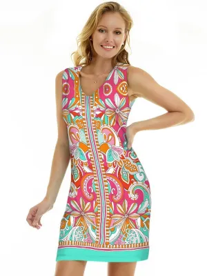 Engineered Knit Dress Sleeveless Style 296D91 SP