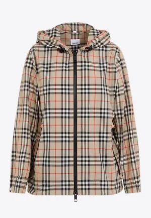 Everton Checked Zip-Up Jacket