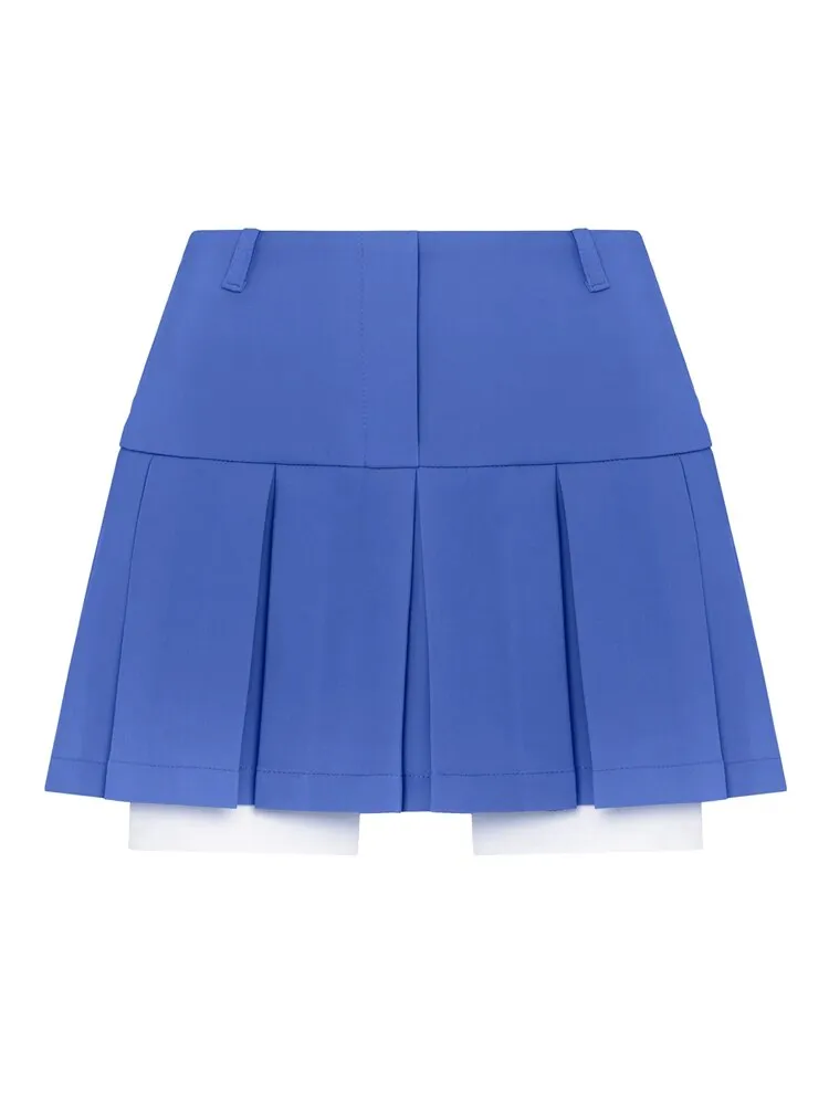 Fall Women Blazer Suit Two Piece Sets Turn-down Collar Blazers Tops And Pleated Skirts Femme High Street Y2K Outfits
