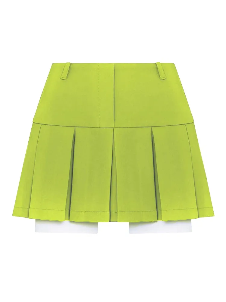 Fall Women Blazer Suit Two Piece Sets Turn-down Collar Blazers Tops And Pleated Skirts Femme High Street Y2K Outfits
