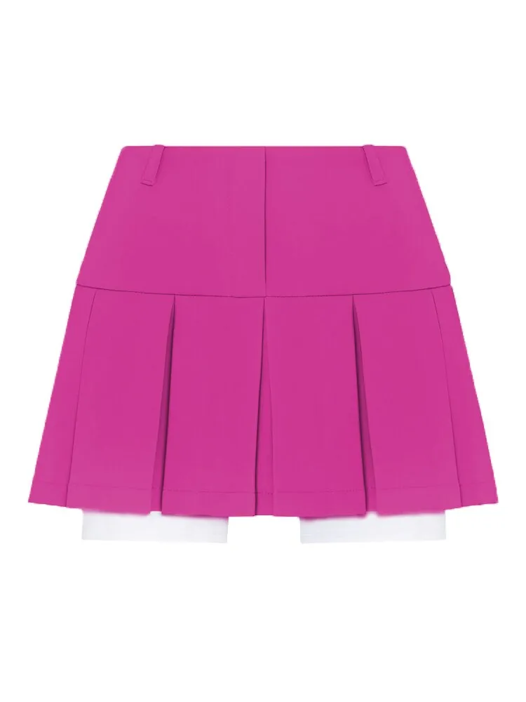 Fall Women Blazer Suit Two Piece Sets Turn-down Collar Blazers Tops And Pleated Skirts Femme High Street Y2K Outfits