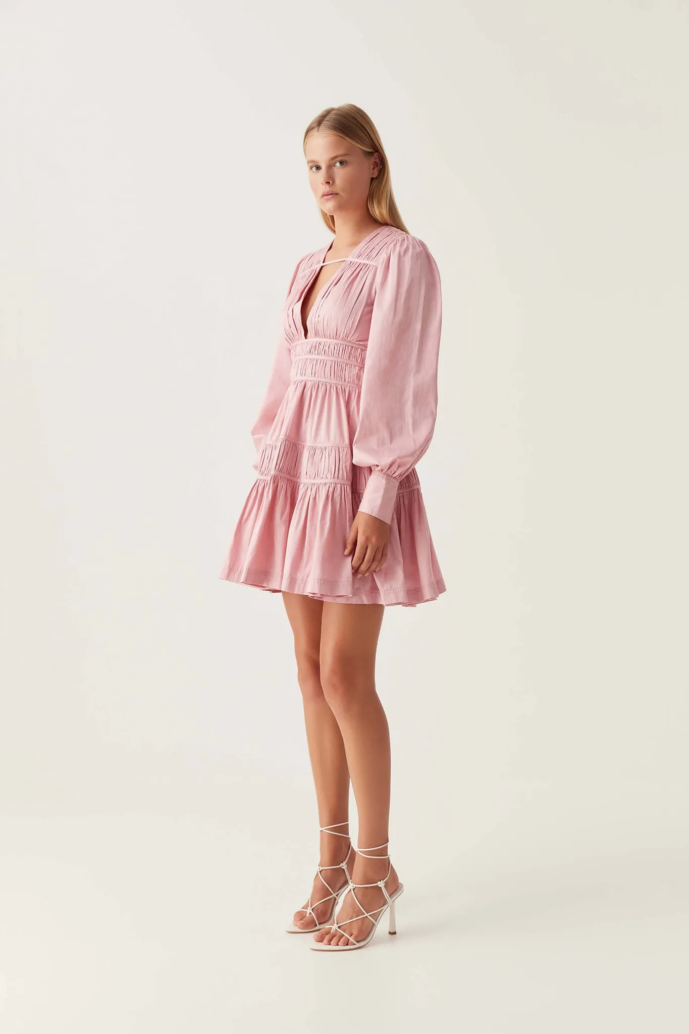 Fallingwater Ruched Mini Dress