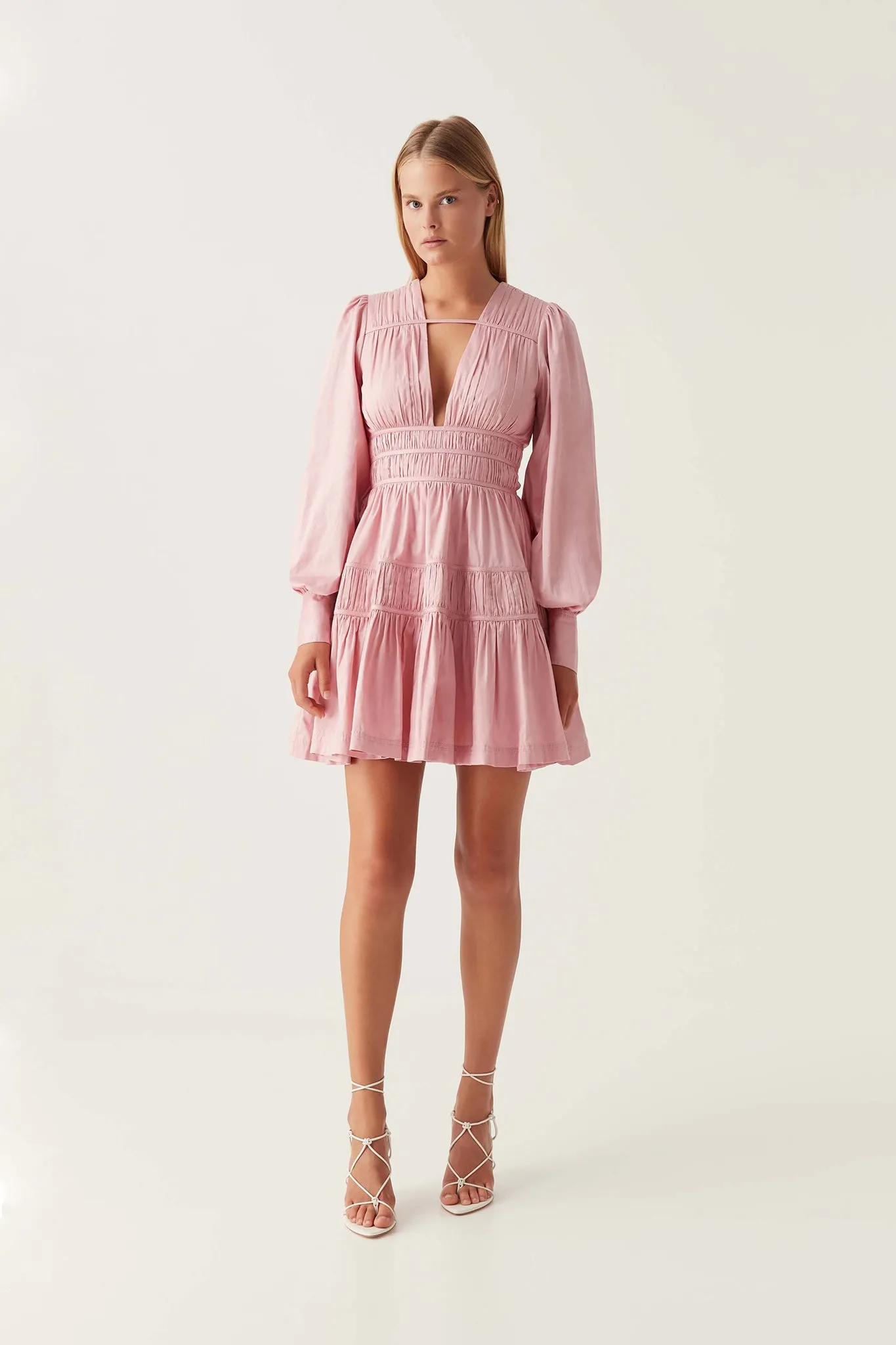 Fallingwater Ruched Mini Dress
