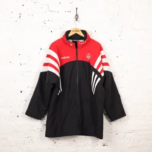 FC Kaiserslautern Adidas 90s Coaches Jacket - Black/Red - XL