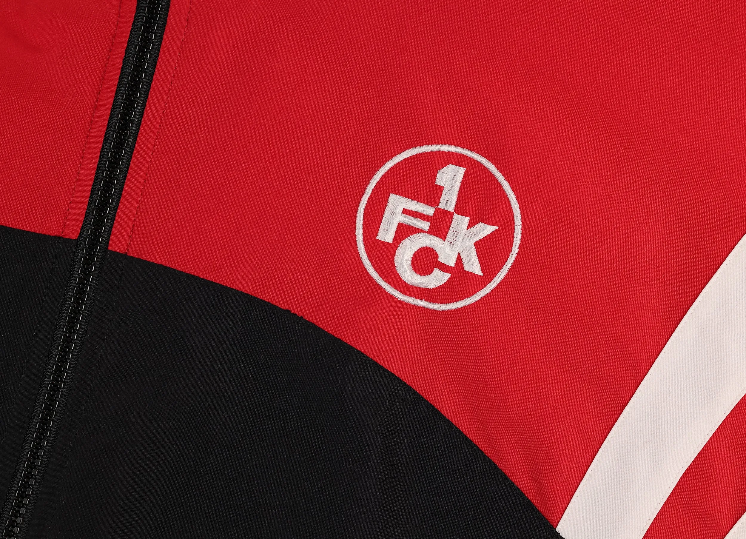 FC Kaiserslautern Adidas 90s Coaches Jacket - Black/Red - XL