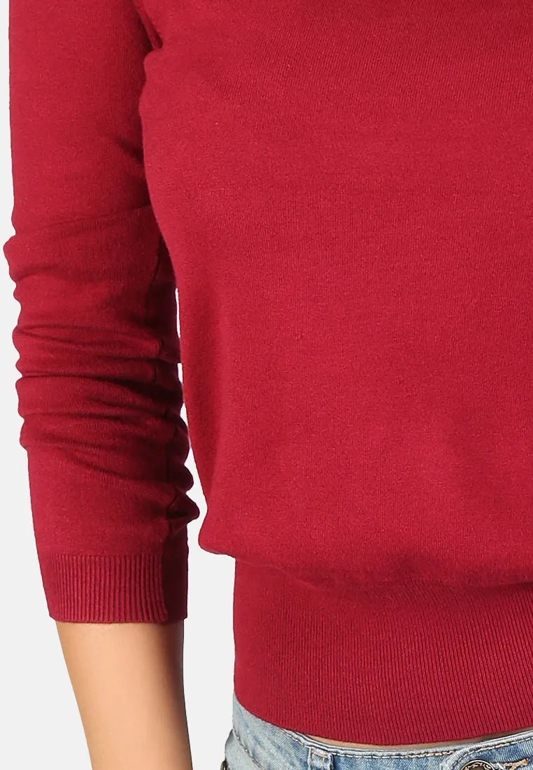 Fine Knit Striped Sweater