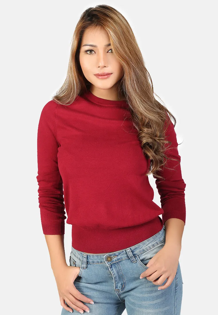 Fine Knit Striped Sweater
