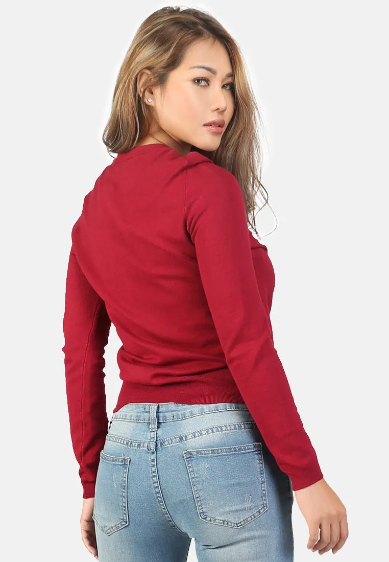 Fine Knit Striped Sweater