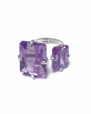 Floating Amethyst Ring