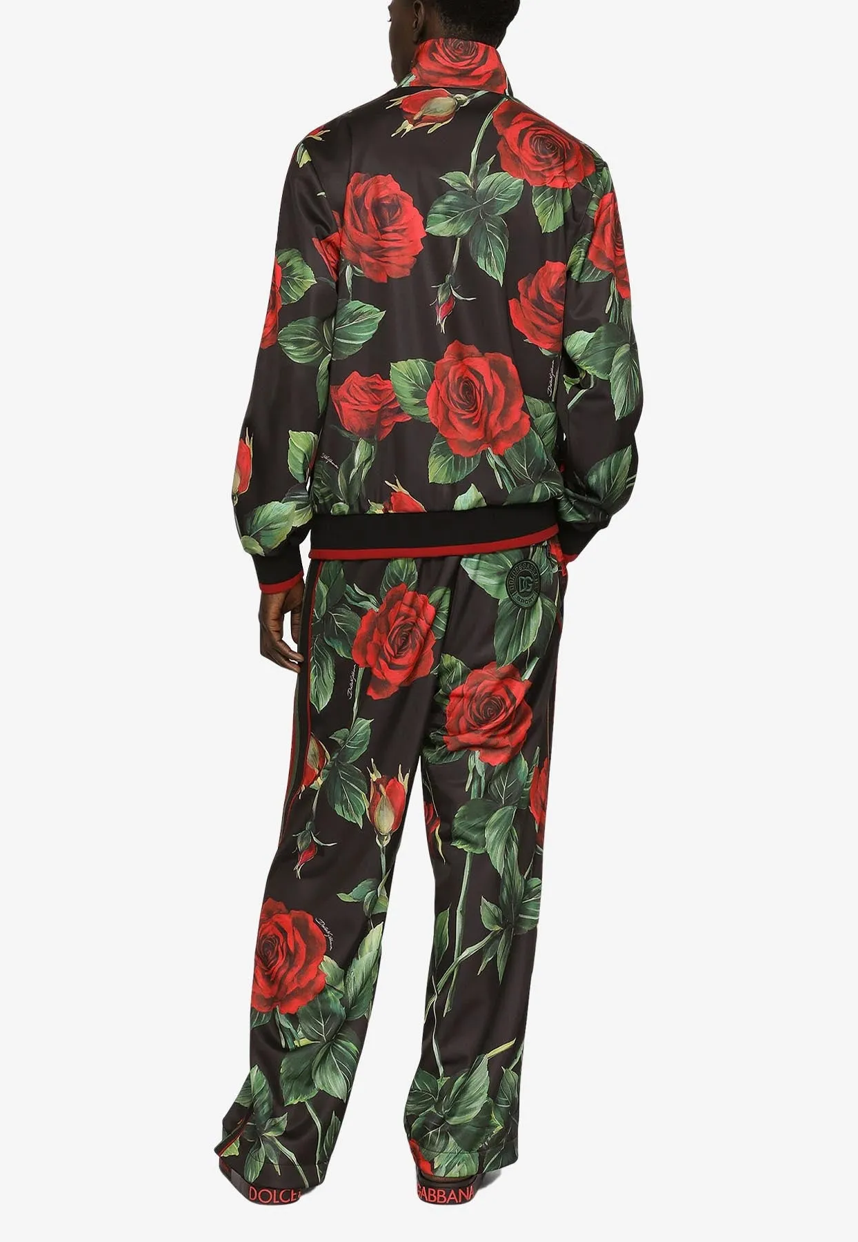 Floral Print Zip-Up Jacket