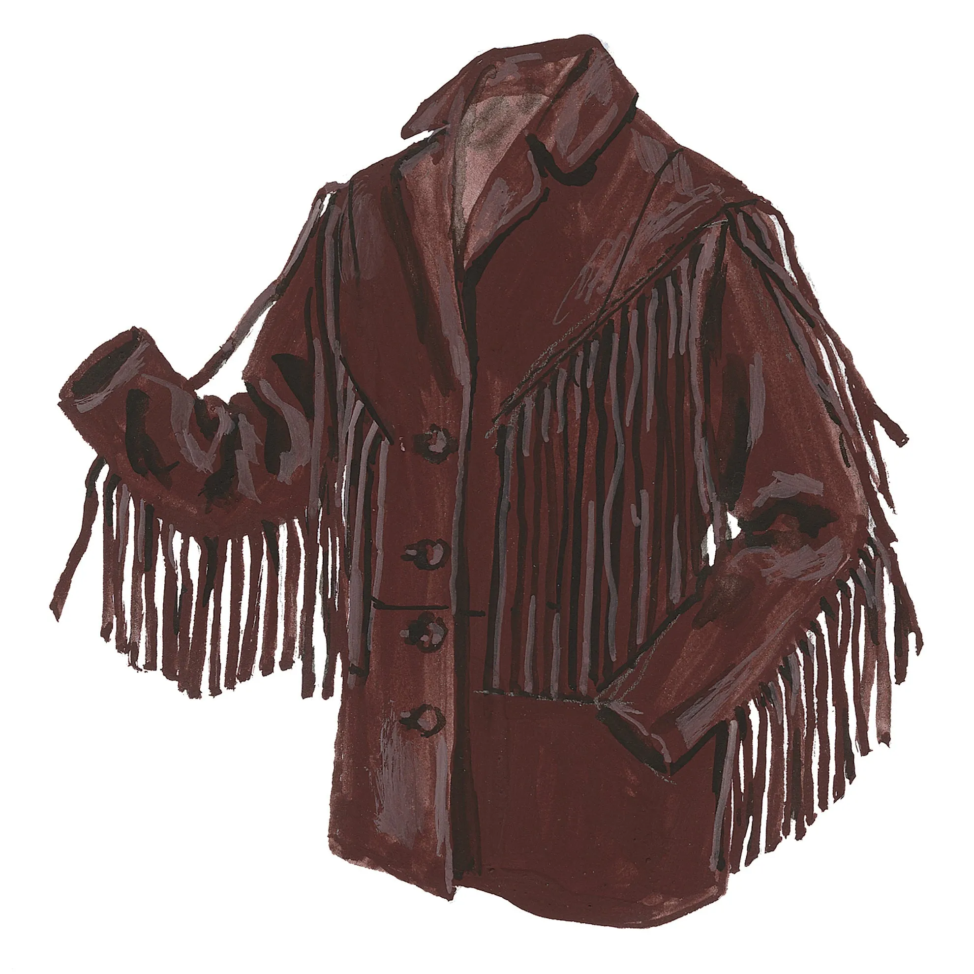 Fringe Suede Jacket