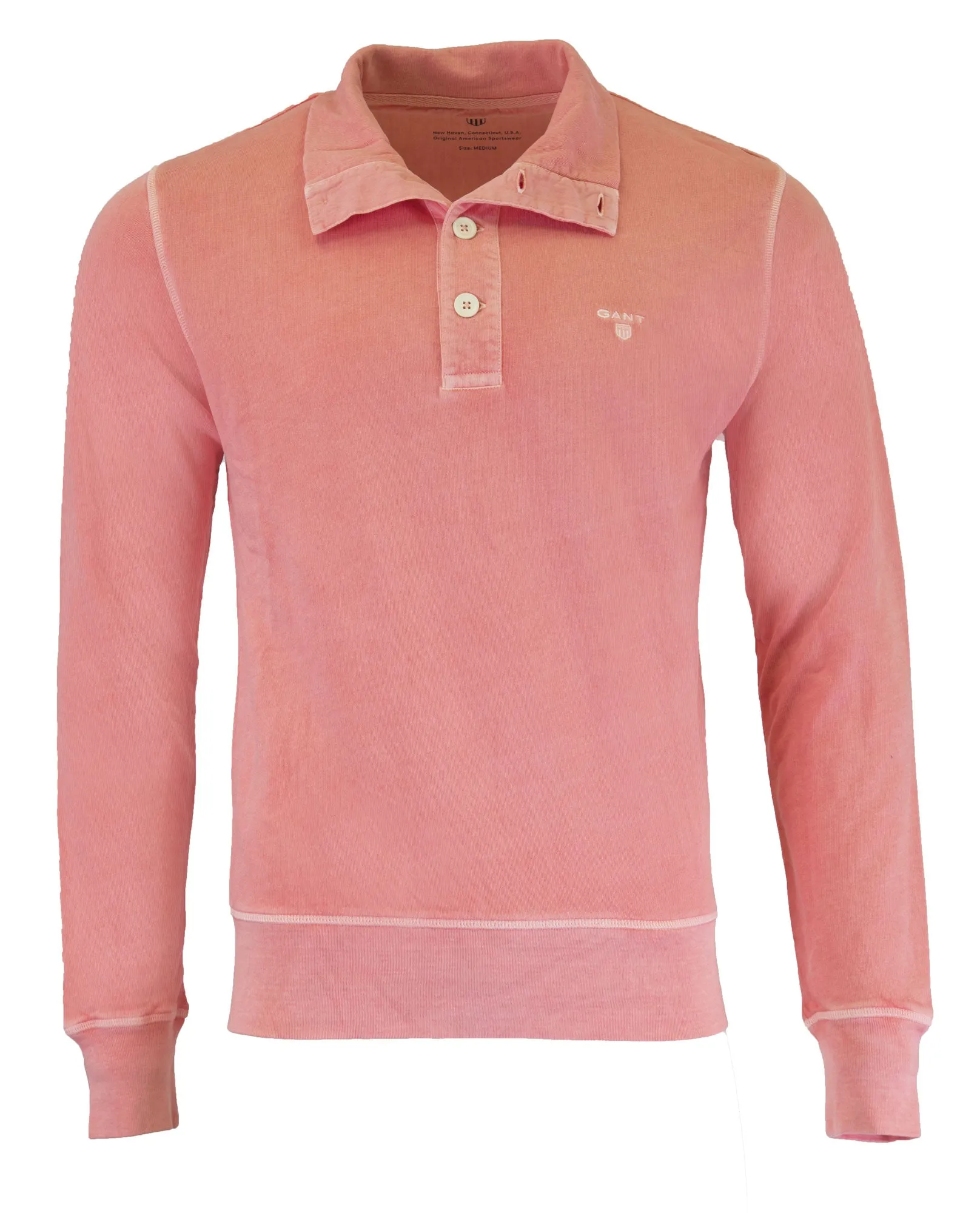 GANT Men's Sunbleached  Cotton Mock Neck 266102 Size M $165 NWT