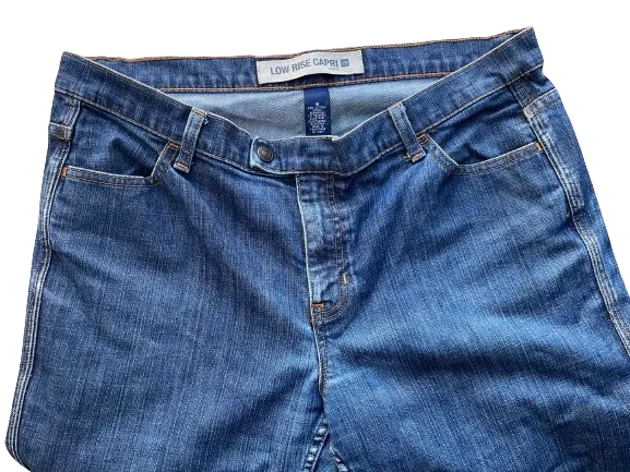 GAP Low Rise Capri Stretch Jeans