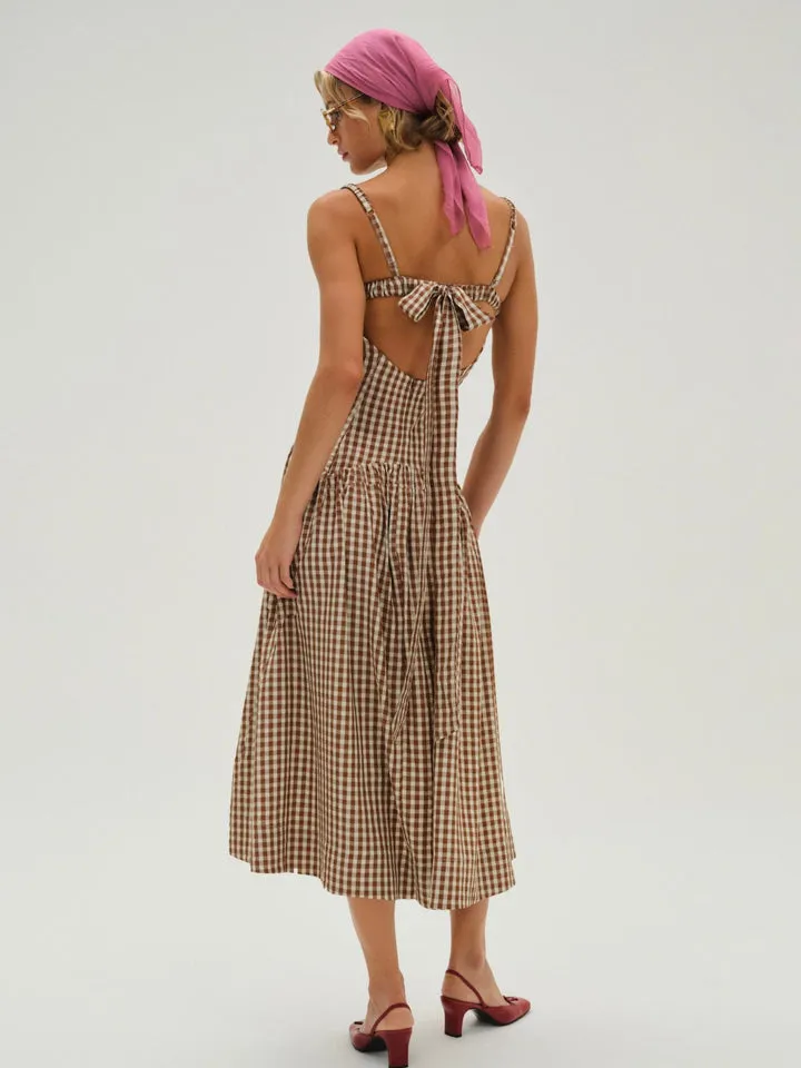 GINGERBREAD MIDI DRESS