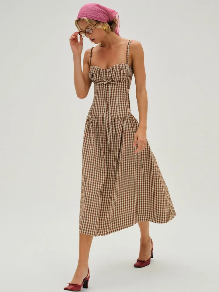 GINGERBREAD MIDI DRESS