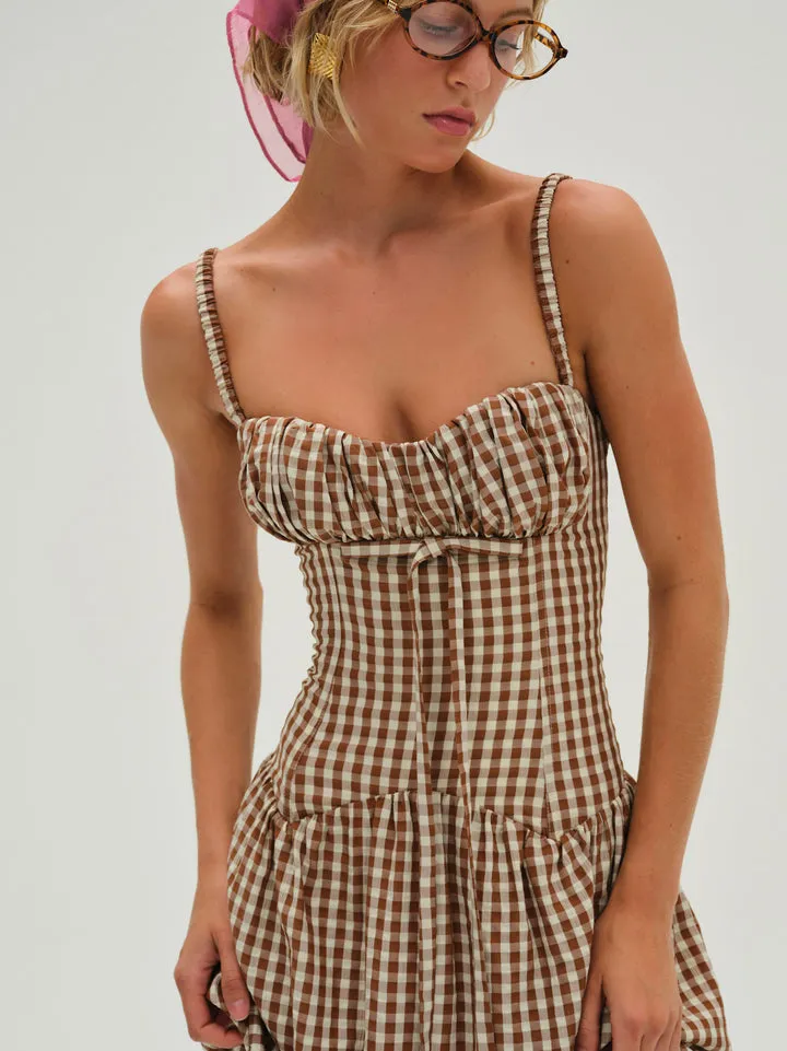 GINGERBREAD MIDI DRESS