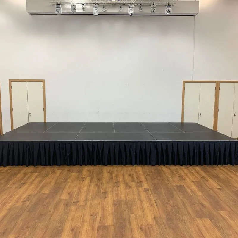 Global Truss GT Stage Deck Polyester Skirt 105 x 30cm Pleated