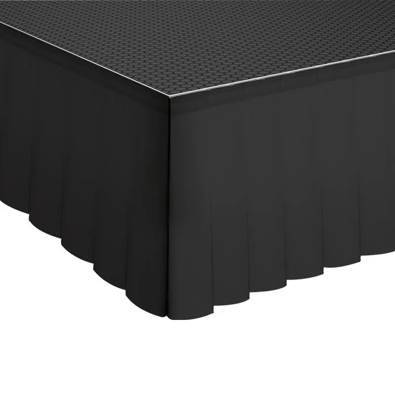 Global Truss GT Stage Deck Polyester Skirt 105 x 30cm Pleated