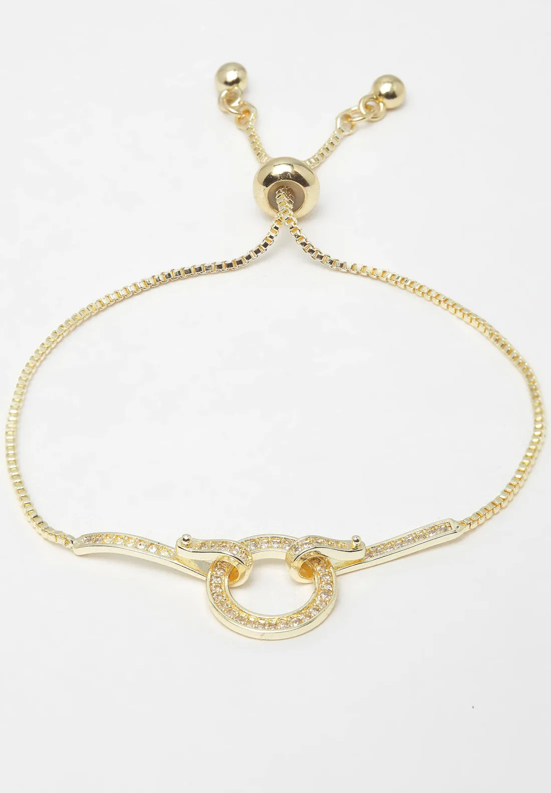 Gold Crystal Bracelet