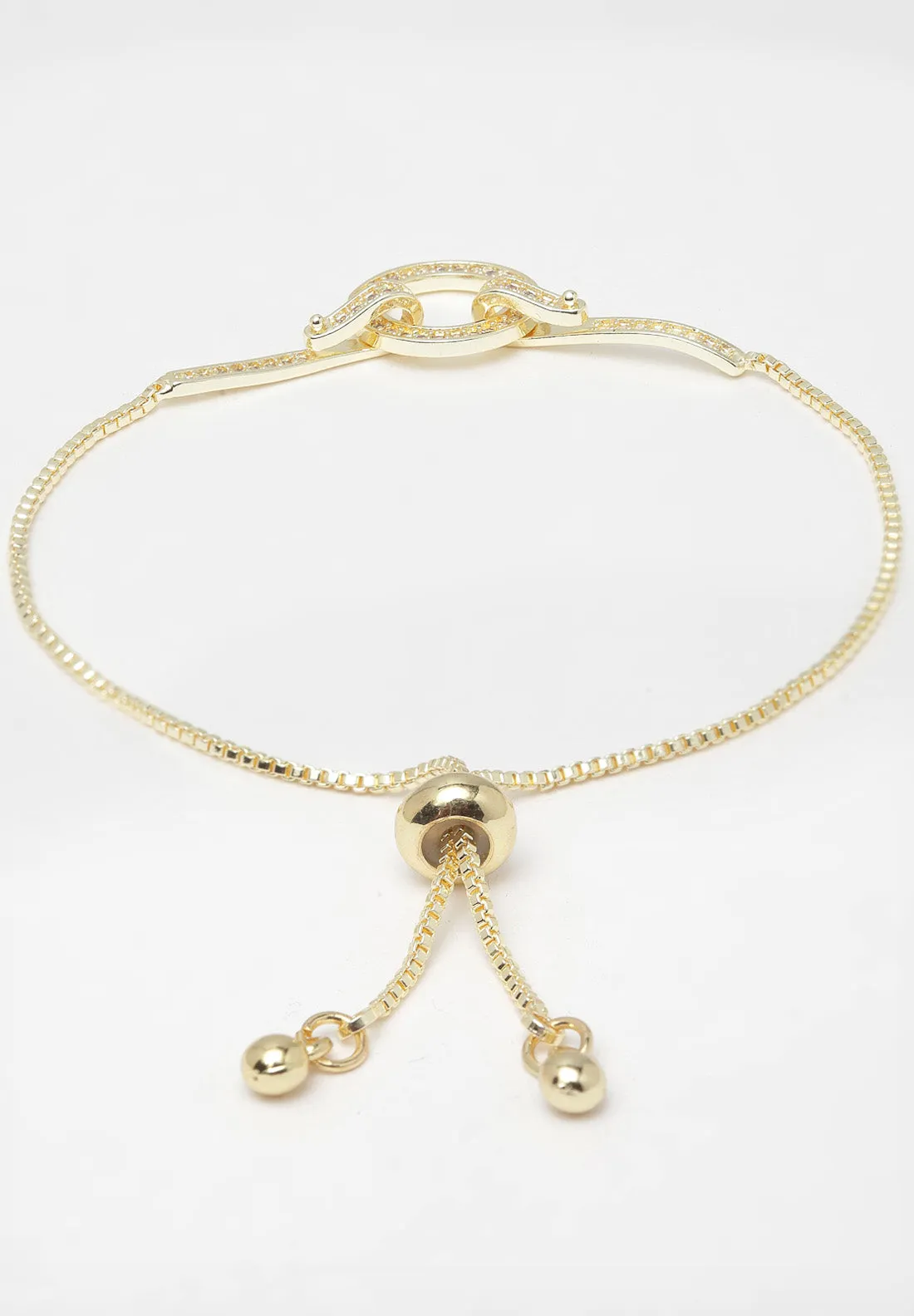 Gold Crystal Bracelet