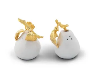 Golden Pear Salt & Pepper Set