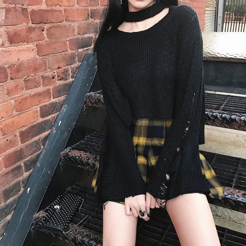 Gothic Punk Harajuku Pleated Skirt