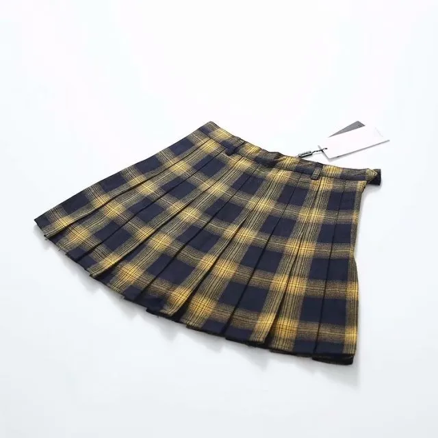 Gothic Punk Harajuku Pleated Skirt