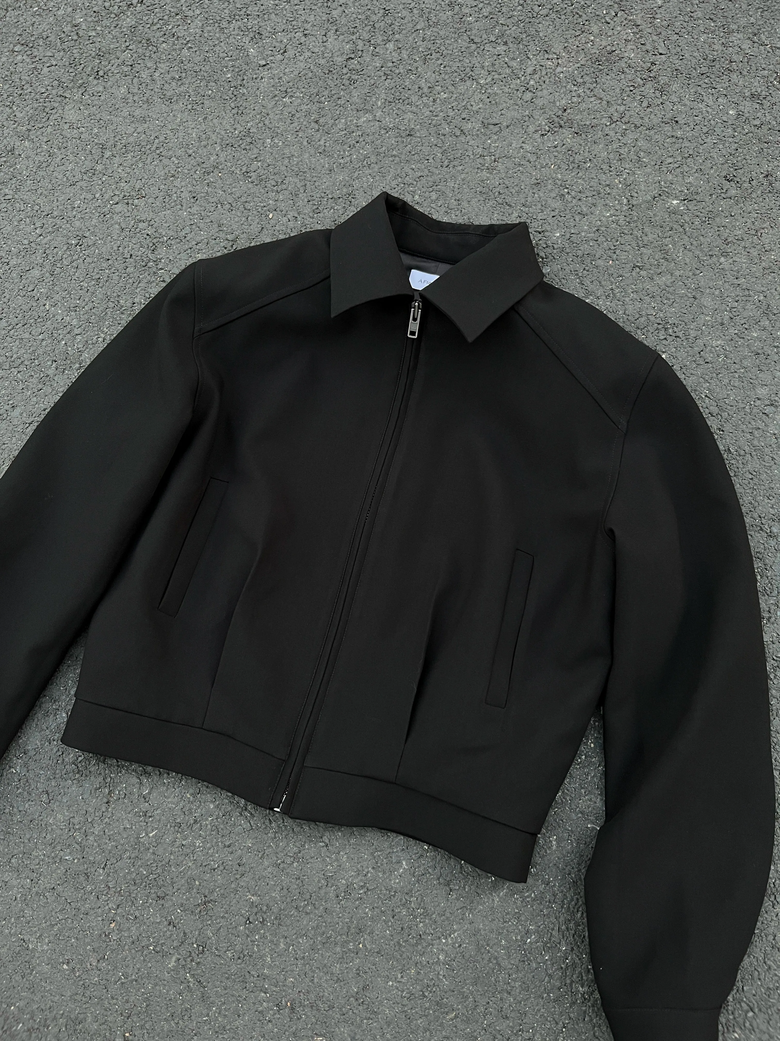 Gray Zip-Up Jacket