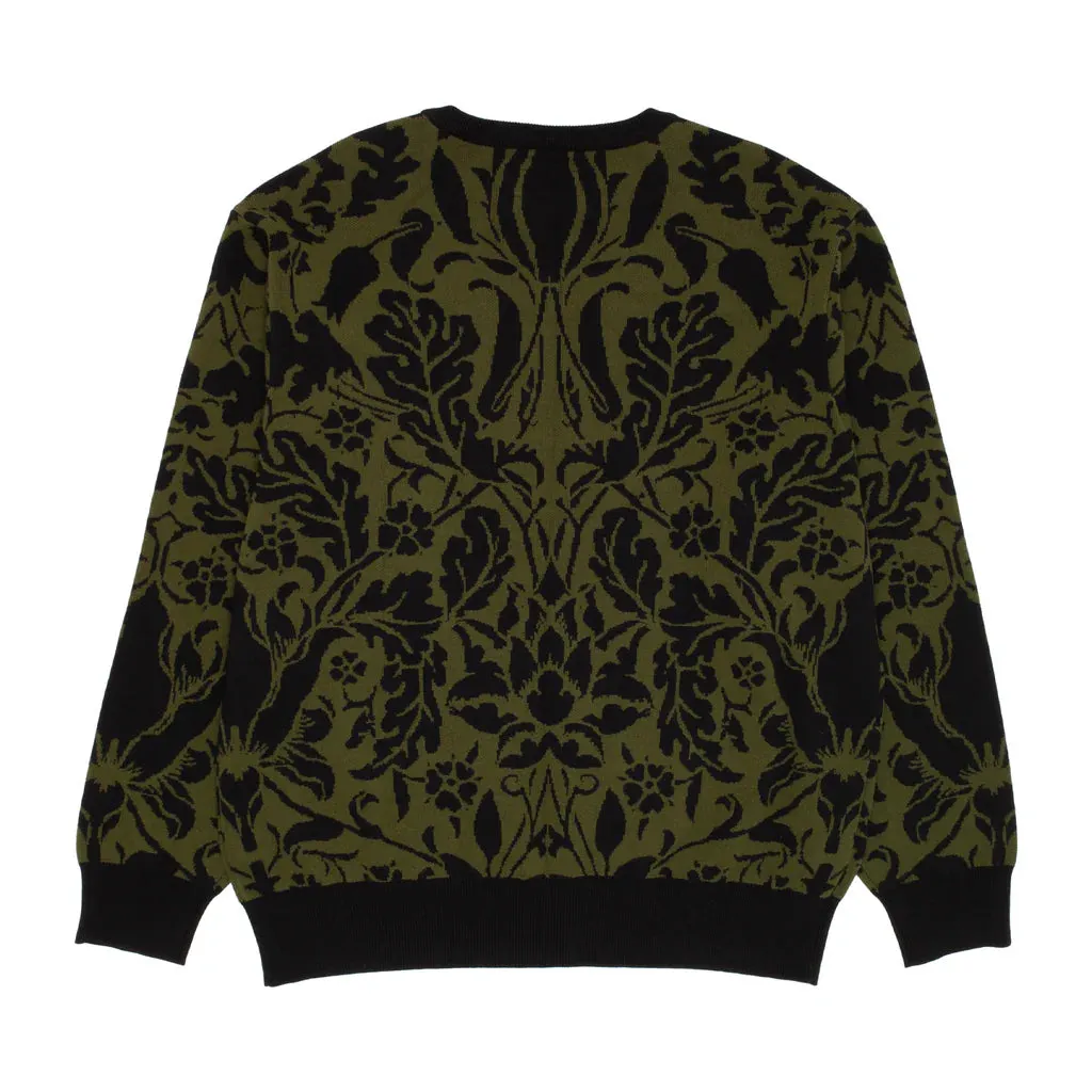 GX1000 Jacquard Knit Floral Sweater