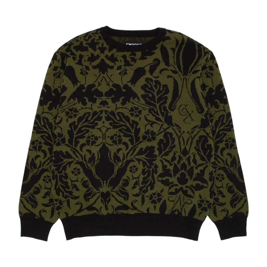 GX1000 Jacquard Knit Floral Sweater