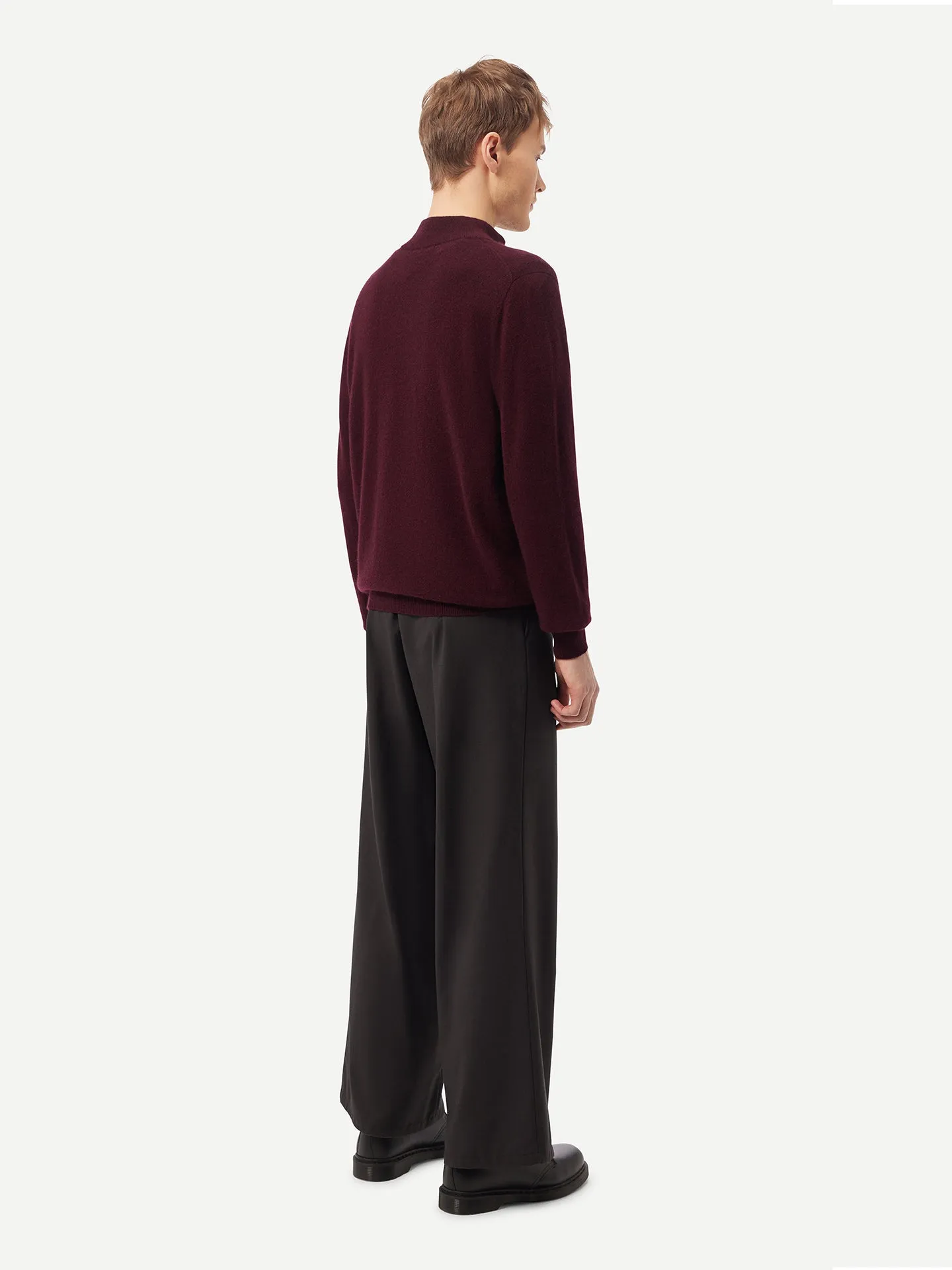 Half-Zip Cashmere Sweater