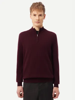 Half-Zip Cashmere Sweater