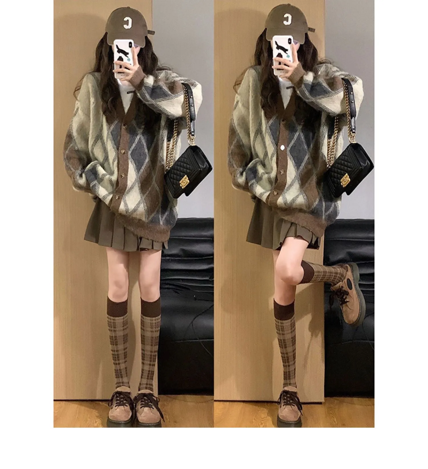 Harajuku sweater   skirt two-piece set  UB96020